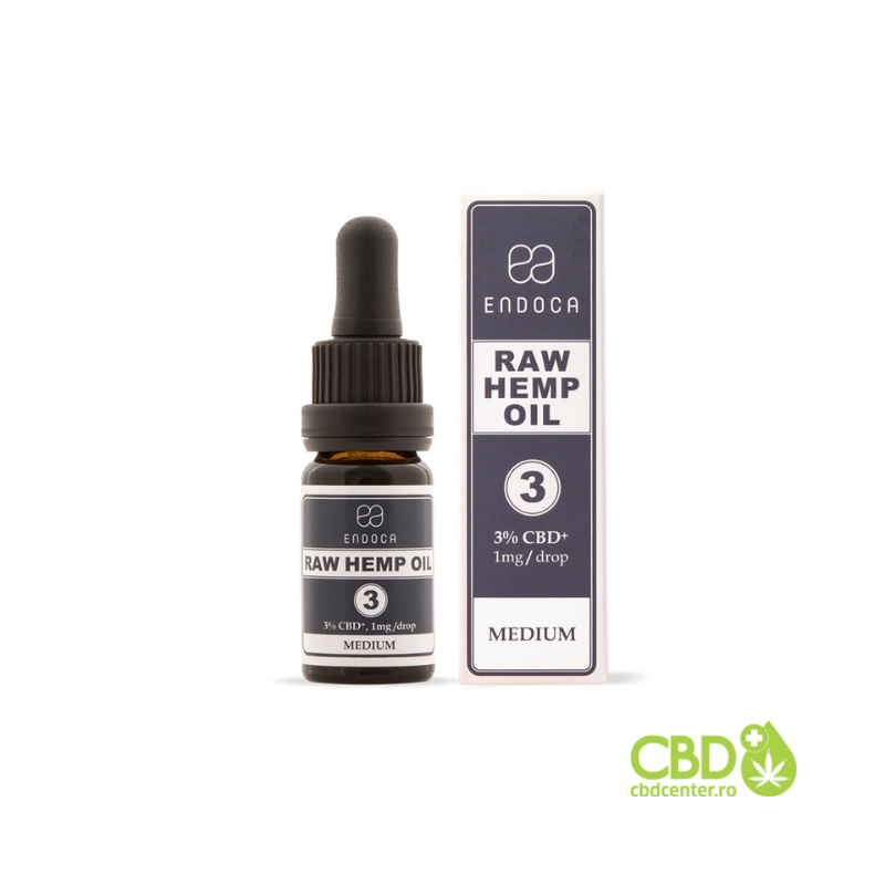 Ulei RAW 3% CBD+CBDa - ENDOCA | Extract Natural de Canabis