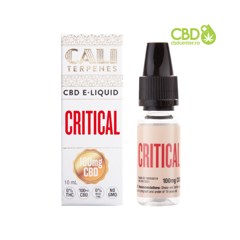 E-LIQUID CRITICAL 100mg CBD - Cali Terpenes