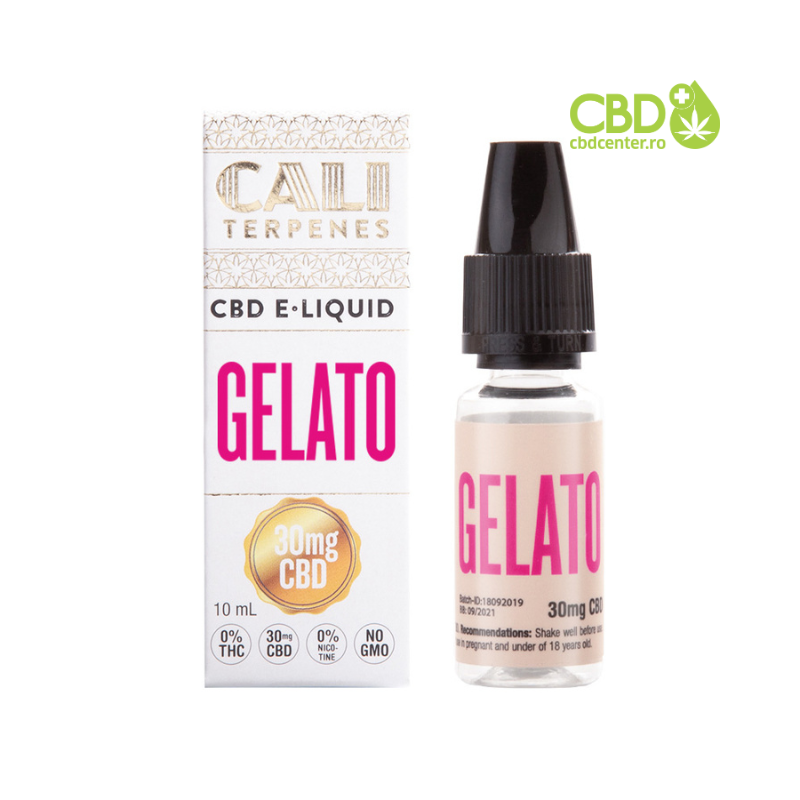 E-LIQUID GELATO 30mg CBD - Cali Terpenes