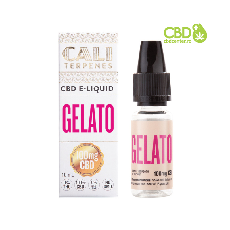E-LIQUID GELATO 100mg CBD - Cali Terpenes