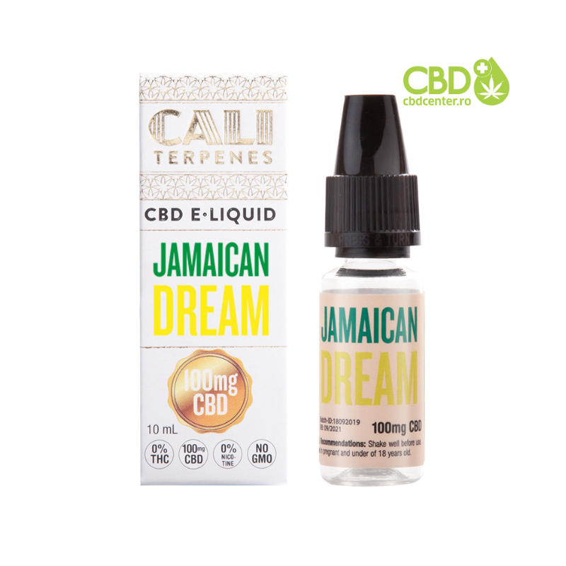 E-LIQUID JAMAICAN DREAM 100mg CBD - Cali Terpenes