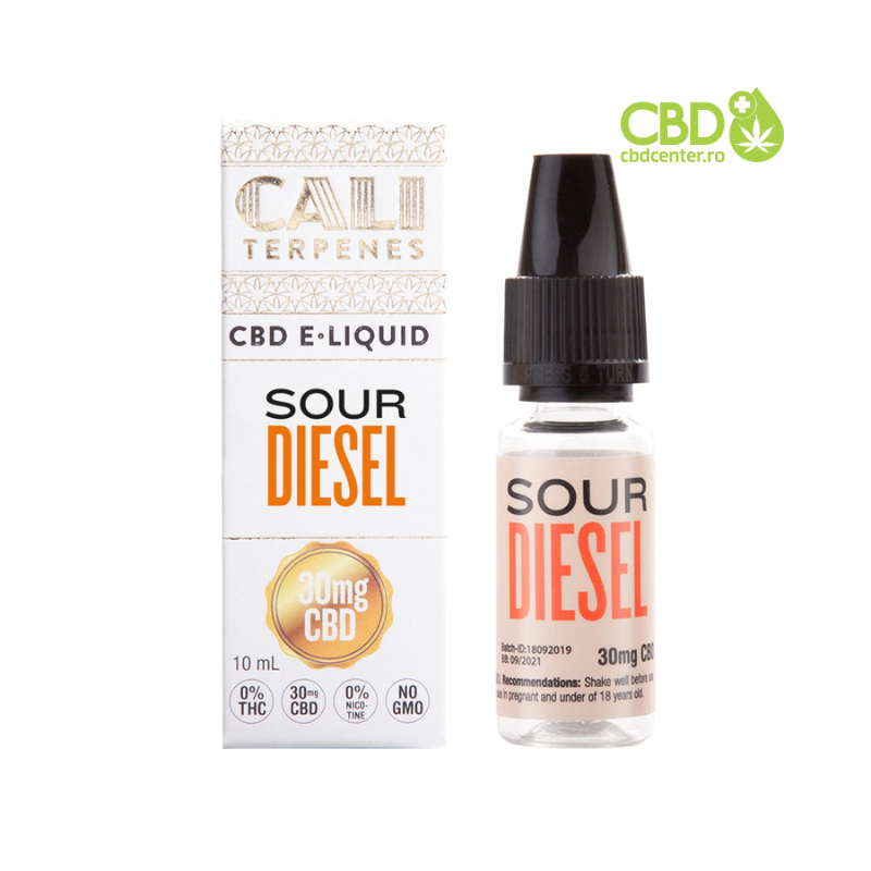 E-LIQUID SOUR DIESEL 30mg CBD - Cali Terpenes