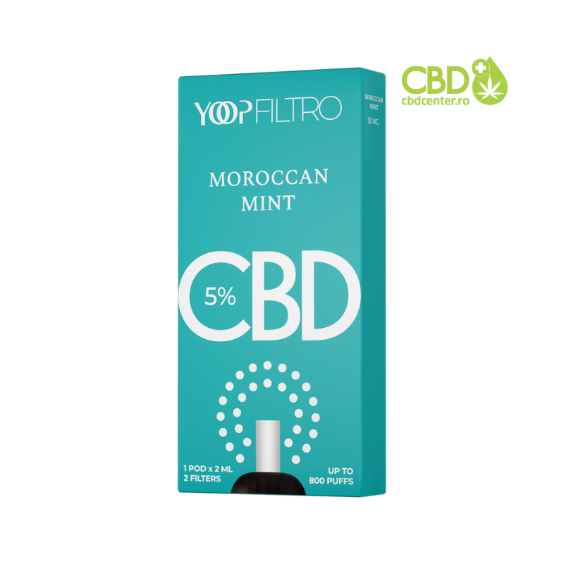 Moroccan Mint YOOP CBD 5% - Prospețime și Relaxare Fără Nicotină