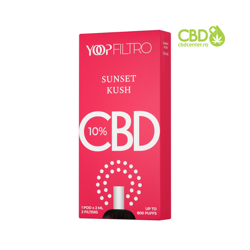 Sunset Kush YOOP CBD 10% - Arome Intense de Fructe de Pădure