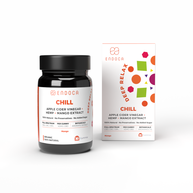 Jeleuri CBD Chill 1200 MG Mango - ENDOCA