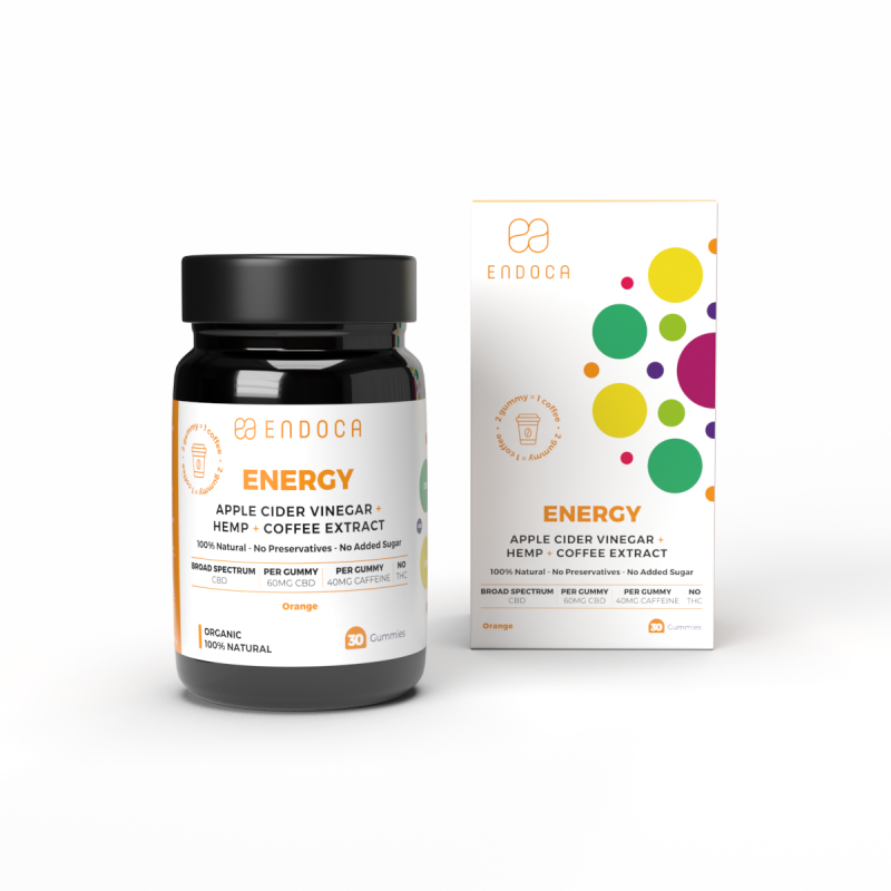 Jeleuri CBD Energy 1200 MG Orange - ENDOCA