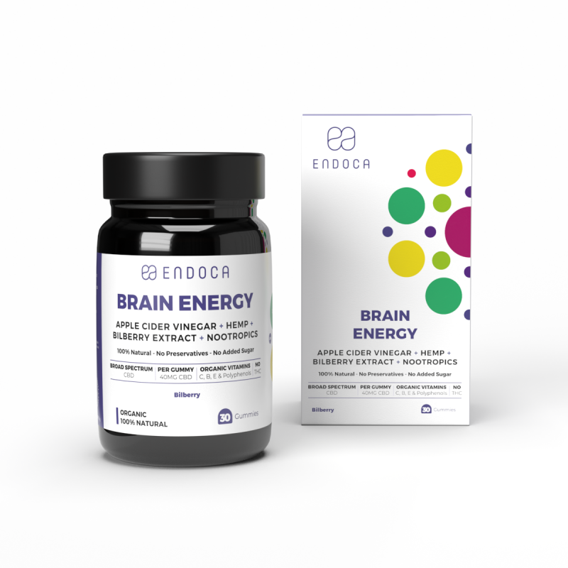 Brain Energy Bilberry Gummies ENDOCA